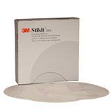 3M 260L 01319 Stikit Finishing Film Abrasive Disc, PSA, Aluminum Oxide, White, 6 in, P1000 (7000044717) (400 Pack) - 2