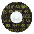 3M 361F Roloc Disc, 60 YF-weight, TR, 3 in, Die R300V (7000045098) (200 Pack)