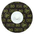 3M 361F Roloc Disc, 80 YF-weight, TR, 3 in, Die R300V (7000045100) (200 Pack)