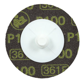 3M 361F Roloc Disc, P100 YF-weight, TR, 1-1/2 in, Die R150S (7000045101) (500 Pack)