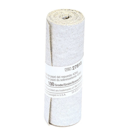 3M 426U Stikit Paper Refill Roll, PSA, SiC 100 Grit, Gray, 3-1/4 in x 55 in (7000045202) (50 Pack)