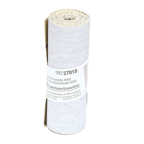 3M 426U Stikit Paper Refill Roll, PSA, SiC 100 Grit, Gray, 3-1/4 in x 55 in (7000045202) (50 Pack) - 2