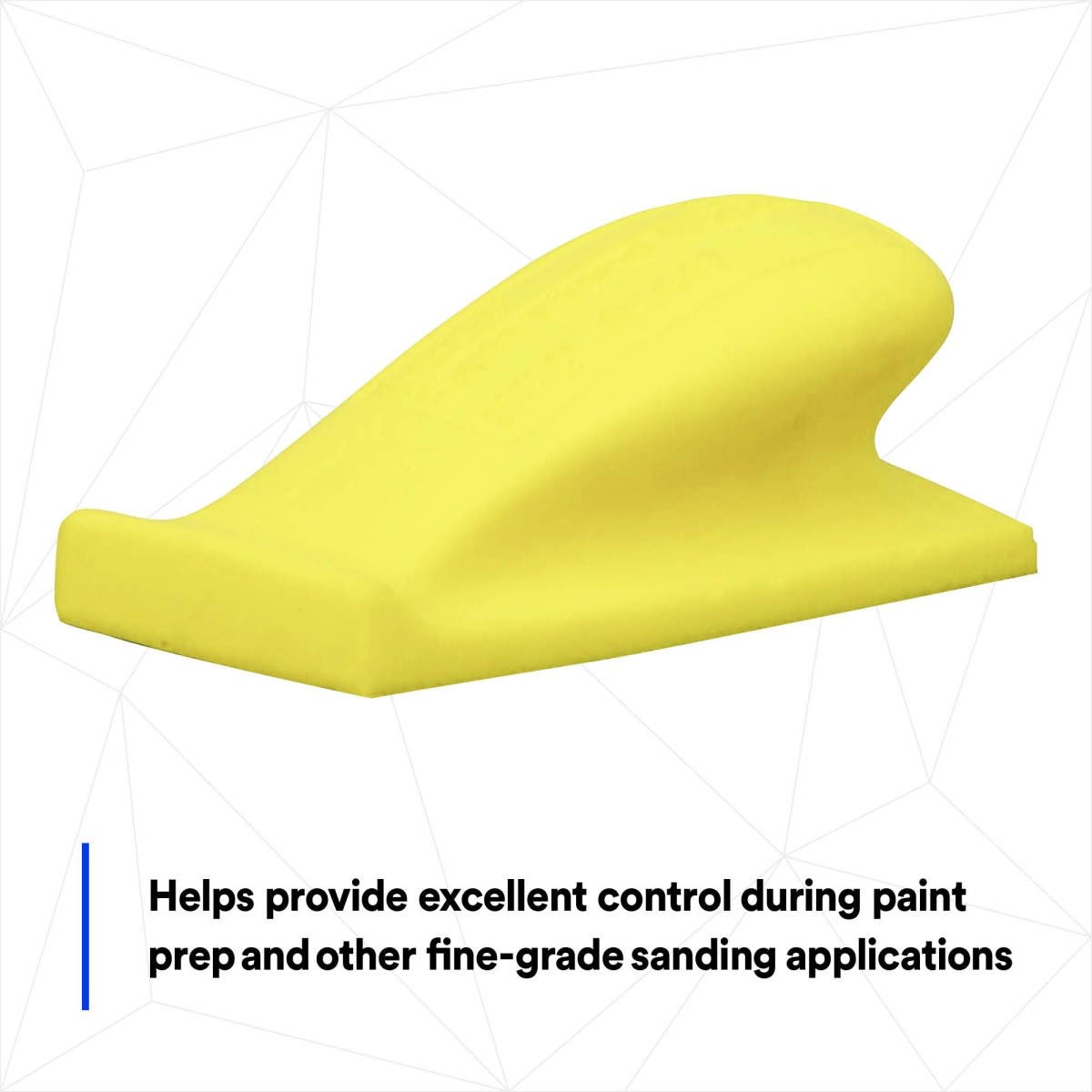 3M  Stikit Soft Hand Block PSA Vinyl Face Yellow 2.75 in x 5 in (05442) (7000045435)  - (10Pack) - 8