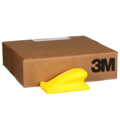 3M Hookit Soft Hand Block, Flexible Molded Foam, Yellow, 2-3/4 in x 5 in (05742) (7000045436)  - (10Pack) - 8
