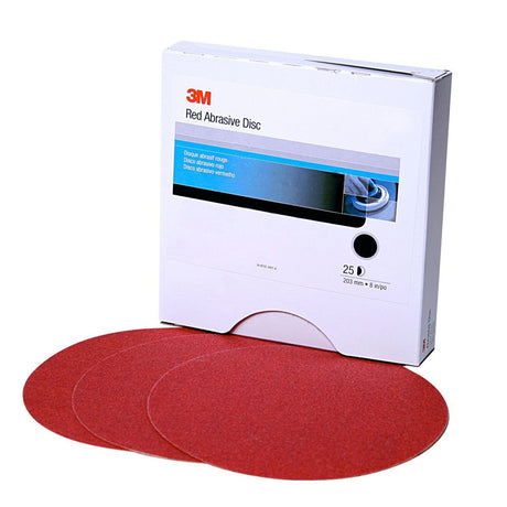 3M 316U 01218 Hookit Red Abrasive Disc, Aluminum Oxide, P400, Red, 6 in (7000045463) (300 Pack) - 9