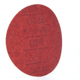 3M 316U 01261 Hookit Red Abrasive Disc, Hook & Loop, Aluminum Oxide P80, 6 in (7000045464) (300 Pack) - 8