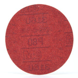 3M 316U 01261 Hookit Red Abrasive Disc, Hook & Loop, Aluminum Oxide P80, 6 in (7000045464) (300 Pack) - 9