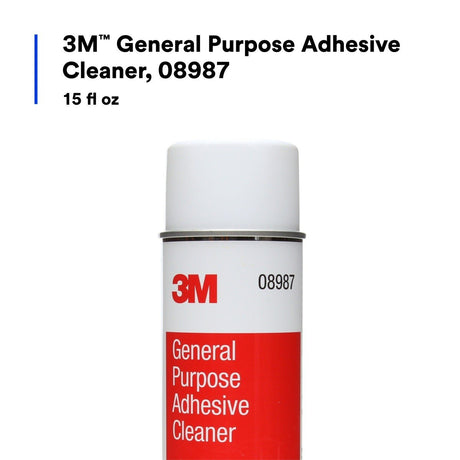 3M 08987 General Purpose Adhesive Cleaner, Aerosol Can, Transparent Liquid, 15 fl oz (7000045467)  - (12Pack) - 2