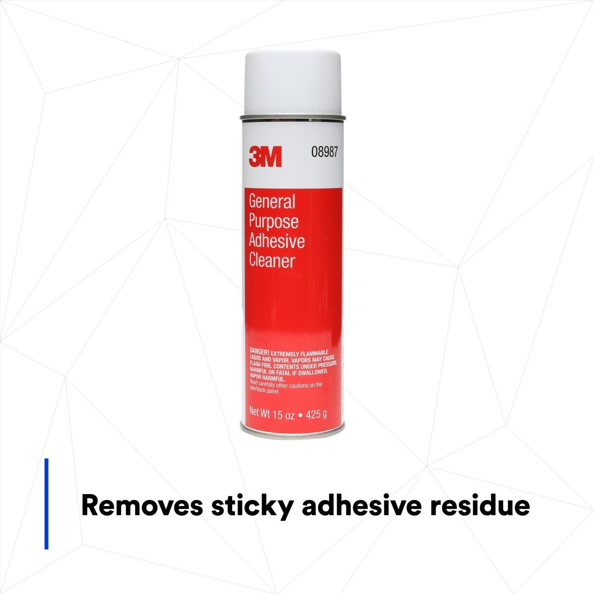 3M 08987 General Purpose Adhesive Cleaner, Aerosol Can, Transparent Liquid, 15 fl oz (7000045467)  - (12Pack) - 3
