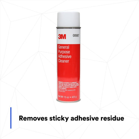 3M 08987 General Purpose Adhesive Cleaner, Aerosol Can, Transparent Liquid, 15 fl oz (7000045467)  - (12Pack) - 3