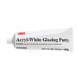 3M 05095 Acryl-White Glazing Putty, White, 14.5 oz Tube for Automotive and Marine Finishes (7000045479)  - (12Pack)
