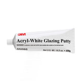 3M 05095 Acryl-White Glazing Putty, White, 14.5 oz Tube for Automotive and Marine Finishes (7000045479)  - (12Pack)