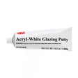 3M 05095 Acryl-White Glazing Putty, White, 14.5 oz Tube for Automotive and Marine Finishes (7000045479)