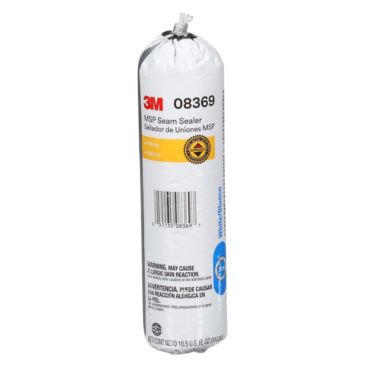 3M MSP Seam Sealer, White, 310 mL Flexpack (08369) (7000045483)  - (6Pack)