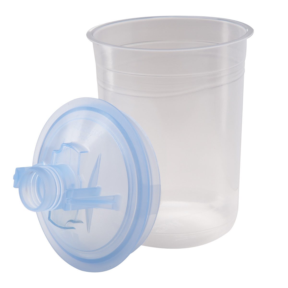 3M 16314 PPS Original Series Paint Spray Gun Cup Lid and Liner Kit Mini 6 fl oz 125 Micron Filter 50 Lids and Liners 20 Sealing Plugs (7000045487) - 2