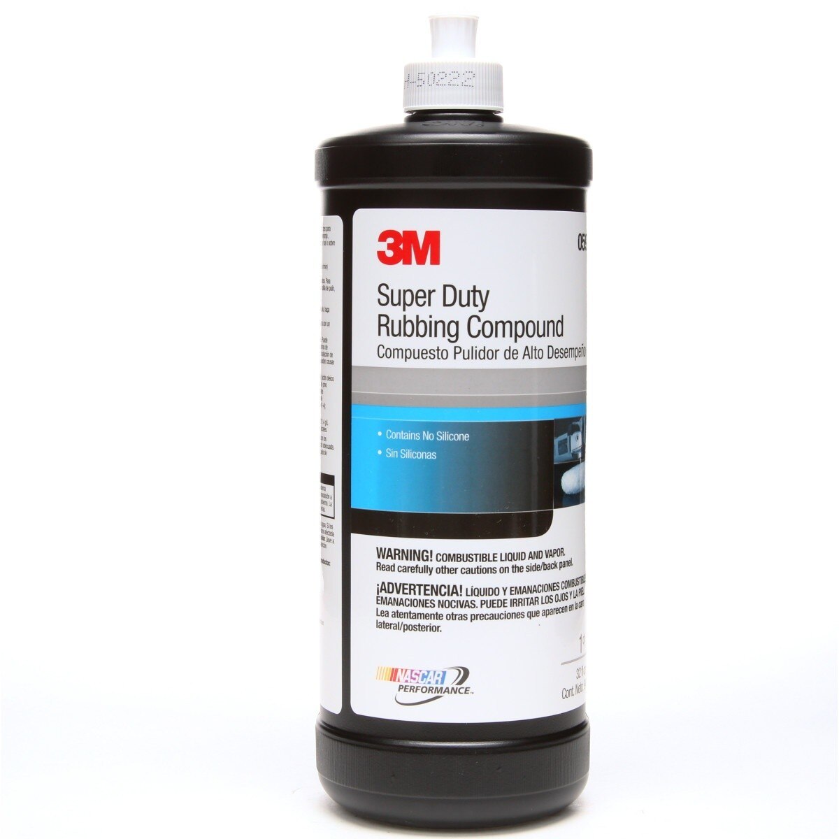 3M 05954 Super Duty Rubbing Compound, 1 qt 32 fl oz/946 mL, Body Shop Safe, No Waxes or Silicones (7000045494)  - (6Pack) - 2