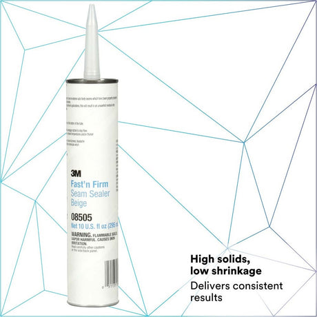 3M 08505 Fast N Firm Seam Sealer, Fast Setting, Paintable In 45 Minutes, Cartridge (7000045495) - 7