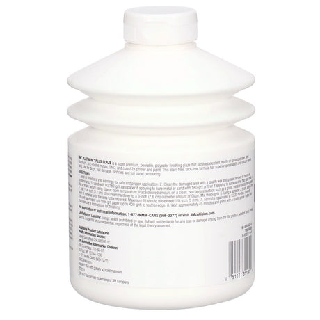 3M 31180 Two-Part Premium Self-Leveling Finishing Glaze, Green, 30 fl oz (887 mL), Pump (7000045509) - 3