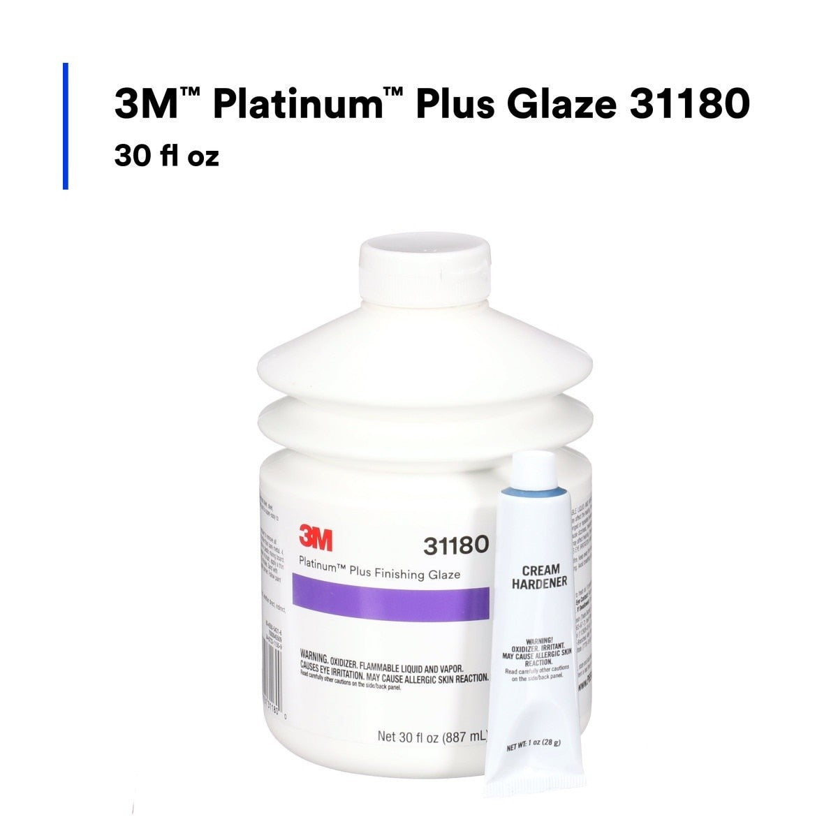 3M 31180 Two-Part Premium Self-Leveling Finishing Glaze, Green, 30 fl oz (887 mL), Pump (7000045509) - 5