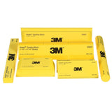 3M Hookit Sanding Block Kit, Hook and Loop, Yellow, Plastic (05684) (7000045510)  - (6Pack) - 2