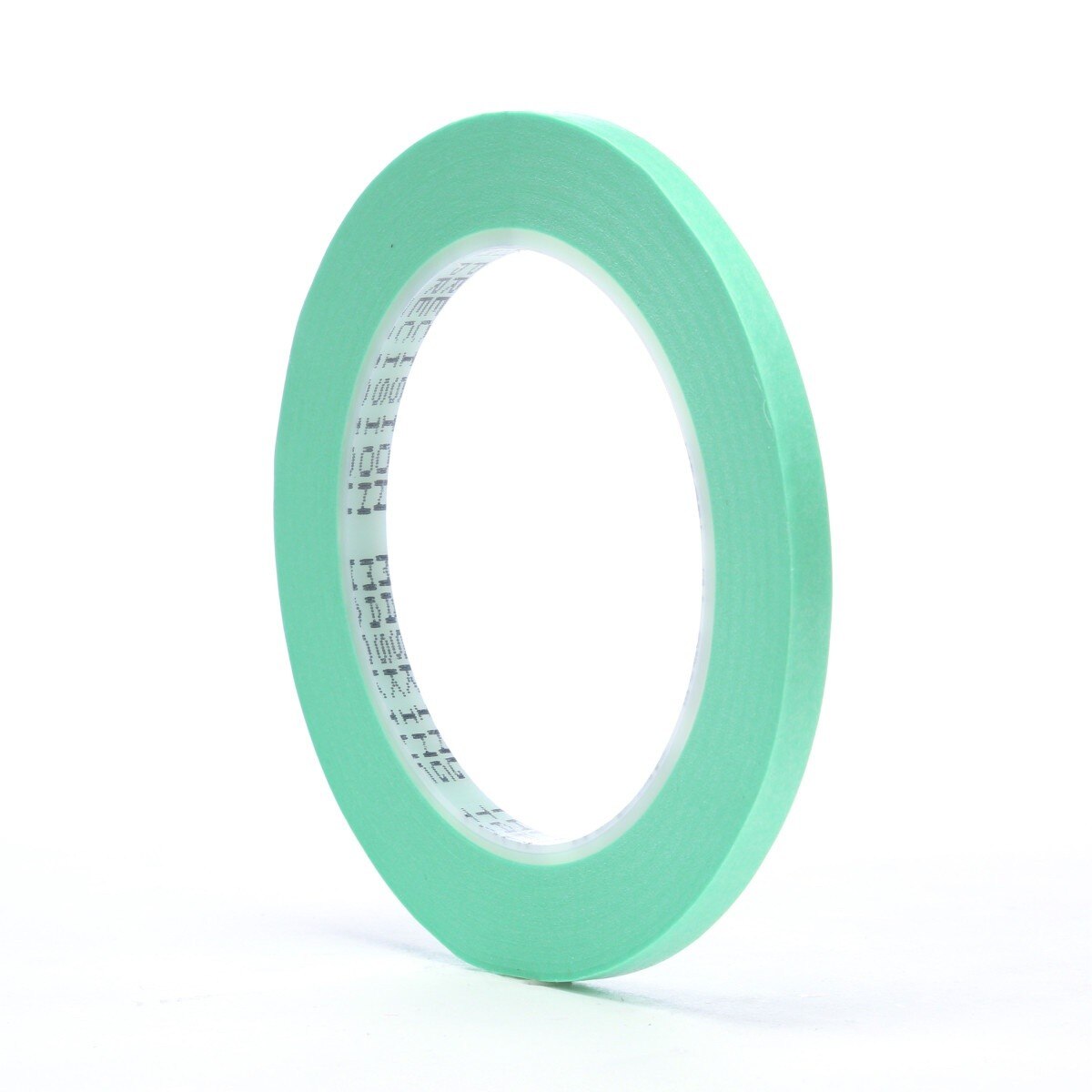 3M Precision Masking Tape, 1/4 in x 60 yd, Green (06525) (7000045536)  - (12Pack)
