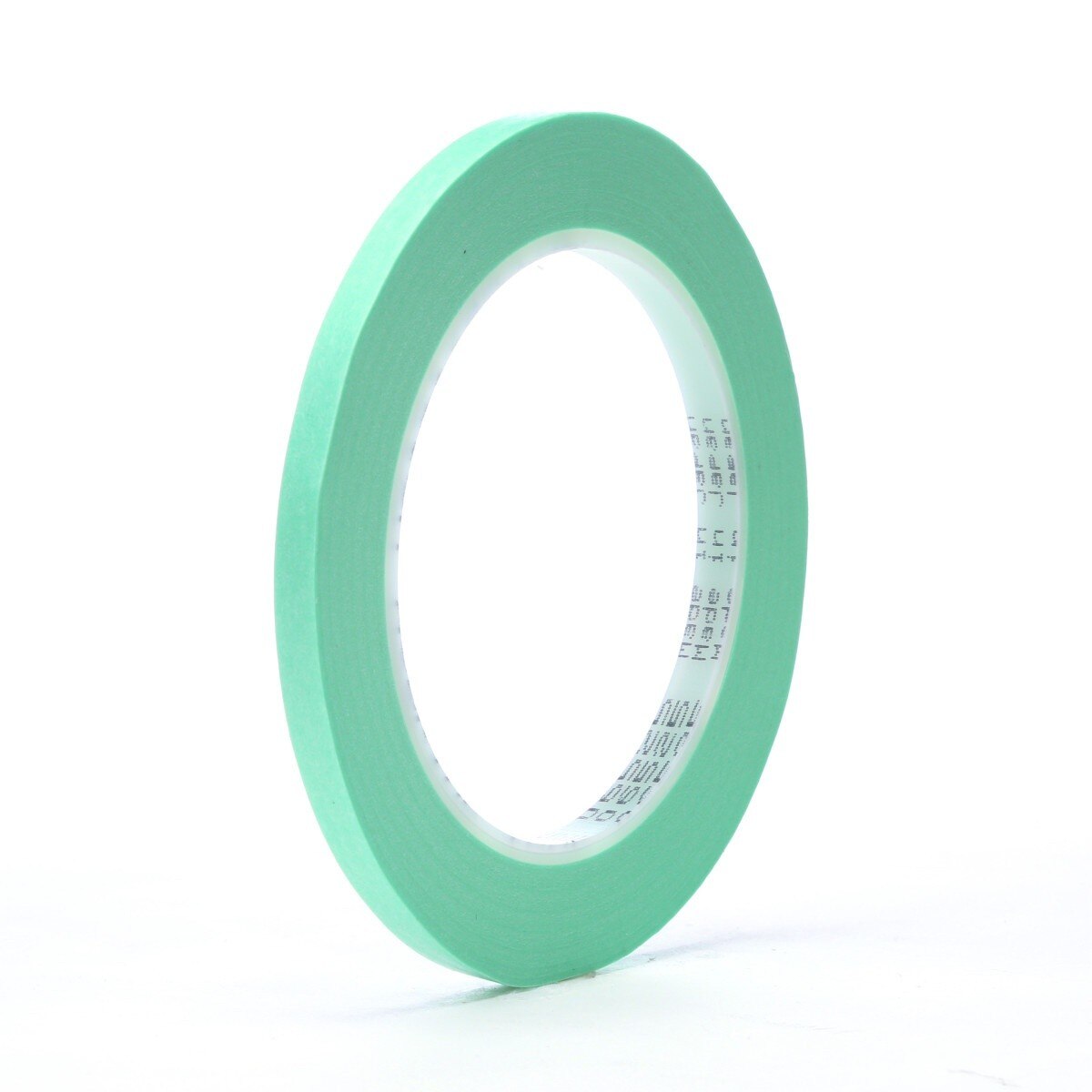 3M Precision Masking Tape, 1/4 in x 60 yd, Green (06525) (7000045536)  - (12Pack) - 3