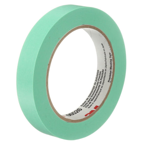3M 06526 Precision Masking Tape, Green, 3/4 in x 60 yd (7000045537) (16 Pack)
