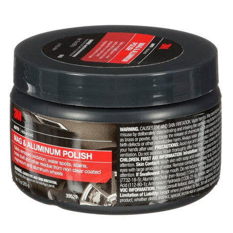 3M Mag and Aluminum Polish, Paste, Pink, 10 oz (39529) (7000045544)  - (6Pack) - 2