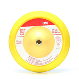 3M 05579 Stikit PSA Abrasive Disc Back-up Pad, Medium Density, Yellow, 8 in (7000045658) - 2