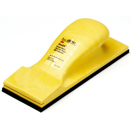 3M Hookit Hand Block, Flat Sanding, Fast Change Out, Yellow, 2-3/4 in x 7-3/4 in (05741) (7000045716)  - (10Pack)