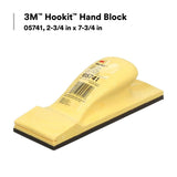 3M Hookit Hand Block, Flat Sanding, Fast Change Out, Yellow, 2-3/4 in x 7-3/4 in (05741) (7000045716)  - (10Pack) - 5
