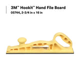 3M 05744 Hookit Hand File Board, Hook and Loop, Foam, Yellow, 2-3/4 in x 16 in (7000045717) - 6