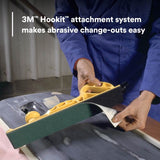 3M 05744 Hookit Hand File Board, Hook and Loop, Foam, Yellow, 2-3/4 in x 16 in (7000045717) - 8