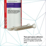 3M 08116 Panel Bonding Adhesive, Two-Part Epoxy, Black, 200 mL/6.75 fl oz Cartridge (7000045775) - 3