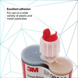 3M Panel Bonding Adhesive, Two-Part Epoxy, Black, 200 mL/6.75 fl oz Cartridge (08116) (7000045775)  - (6Pack) - 5