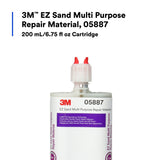 3M 05887 EZ Sand Multi Purpose Repair Material, Ready-To-Use Two-Part Epoxy Finishing Adhesive, White Gray, 200 mL 6.75 fl oz Cartridge (7000045776) - 5