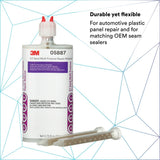 3M 05887 EZ Sand Multi Purpose Repair Material, Ready-To-Use Two-Part Epoxy Finishing Adhesive, White Gray, 200 mL 6.75 fl oz Cartridge (7000045776) - 8