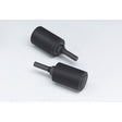 3M 45138 Rubber Cushion Polishing Wheel, Black, 1 x 1-1/2 x 1/4 in (7000045785)