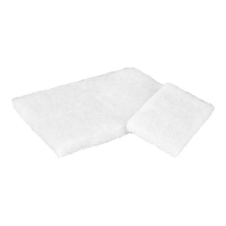 3M Scotch-Brite Light Duty Scrubbing Pad, White, 3-1/2 in x 5 in (7000045879) (40 Pack) - 7
