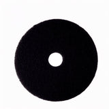 3M 7200 Black Stripper Pad, 17 in, Center Hole, Coarse, Low Speed 175-600 RPM (7000045882) (5 Pack)