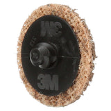 3M SC-DR Scotch-Brite Roloc Surface Conditioning Disc, TR, Aluminum Oxide Coarse, Brown, 1-1/2 in (7000045887) (200 Pack) - 3