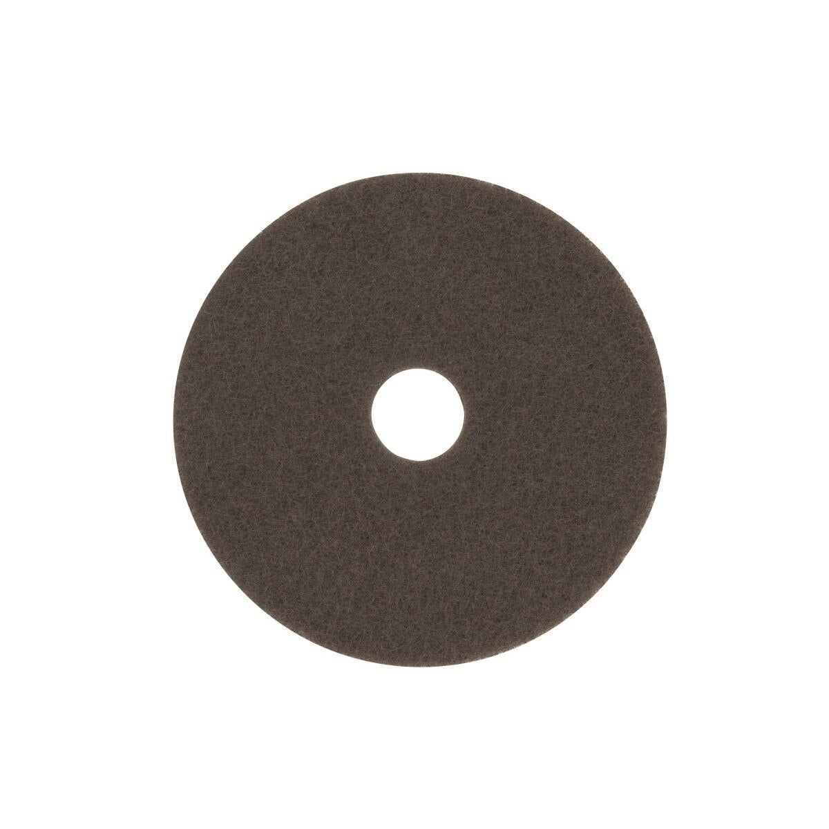 3M Brown Stripper Pad, Brown, 14 in, Center Hole (7000045898) (5 Pack)