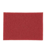 3M 5100 Red Buffer Pad, 11 in, Fine Grade, Center Hole, Low Speed Rotary Floor Machines (7000045910) (5 Pack) - 3