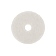 3M White Super Polish Floor Pad, Center Hole, Fine, 21 in (7000045913) (5 Pack)