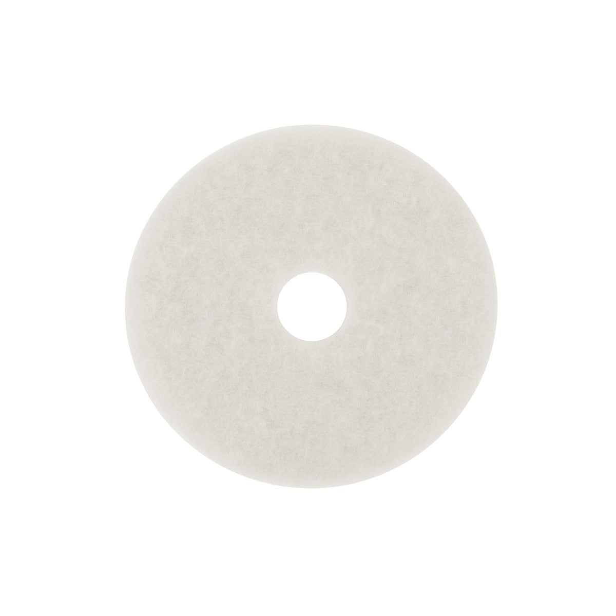 3M White Super Polish Floor Pad, Center Hole, Fine, 21 in (7000045913) (5 Pack)