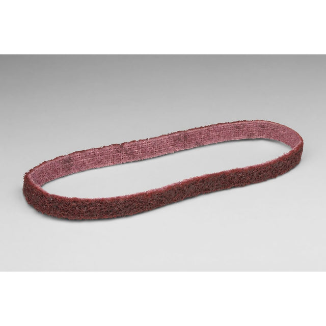 3M SC-BL Scotch-Brite Surface Conditioning Low Stretch Belt, A O Medium, Maroon, 1/2 in x 24 in (7000045918) (20 Pack)