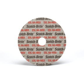 3M XL-UW Scotch-Brite EXL Unitized Wheel, 8A Medium, Aluminum Oxide, Gray, 3 in x 1/4 in x 1/4 in (7000045929) (40 Pack)