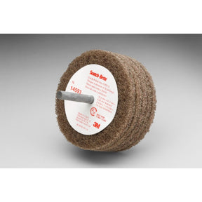 3M Scotch-Brite Cut and Polish Disc D5, Aluminum Oxide, Medium, Tan, 3 in x 1-1/4 in x 1/4 in (7000045941) (10 Pack)