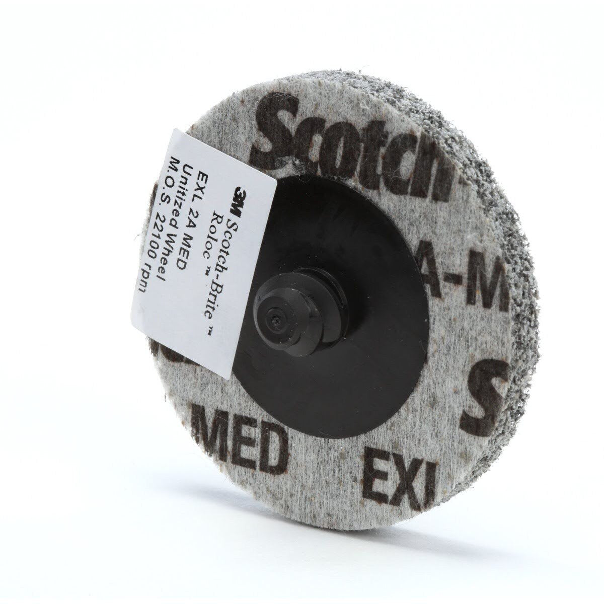 3M XL-UR Scotch-Brite Roloc EXL Unitized Wheel, TR, 2S Fine, Gray, 2 in (7000045976) (60 Pack) - 3