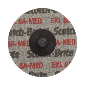 3M XL-UR Scotch-Brite Roloc EXL Unitized Wheel, 8A Medium, TR, 3 in (7000045981) (40 Pack)